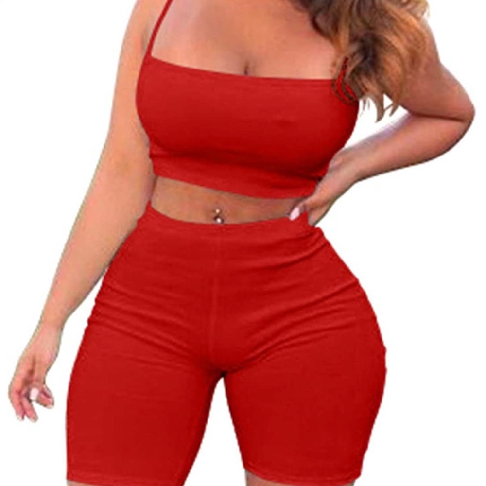 Crop Top & Shorts Set